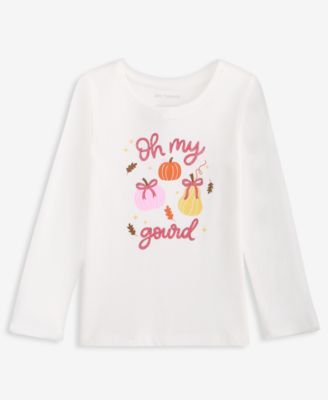 Toddler Girls' 12M-5T Long-Sleeve Oh My Gourd T-Shirt