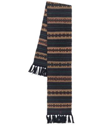 Men's Fair Isle Pattern Scarf