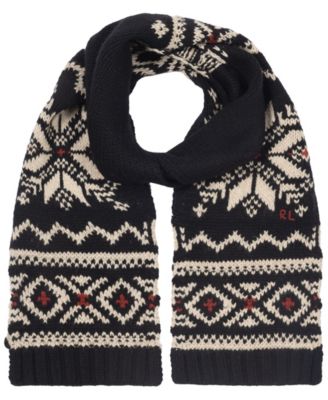 Men's Holiday Pattern Scarf