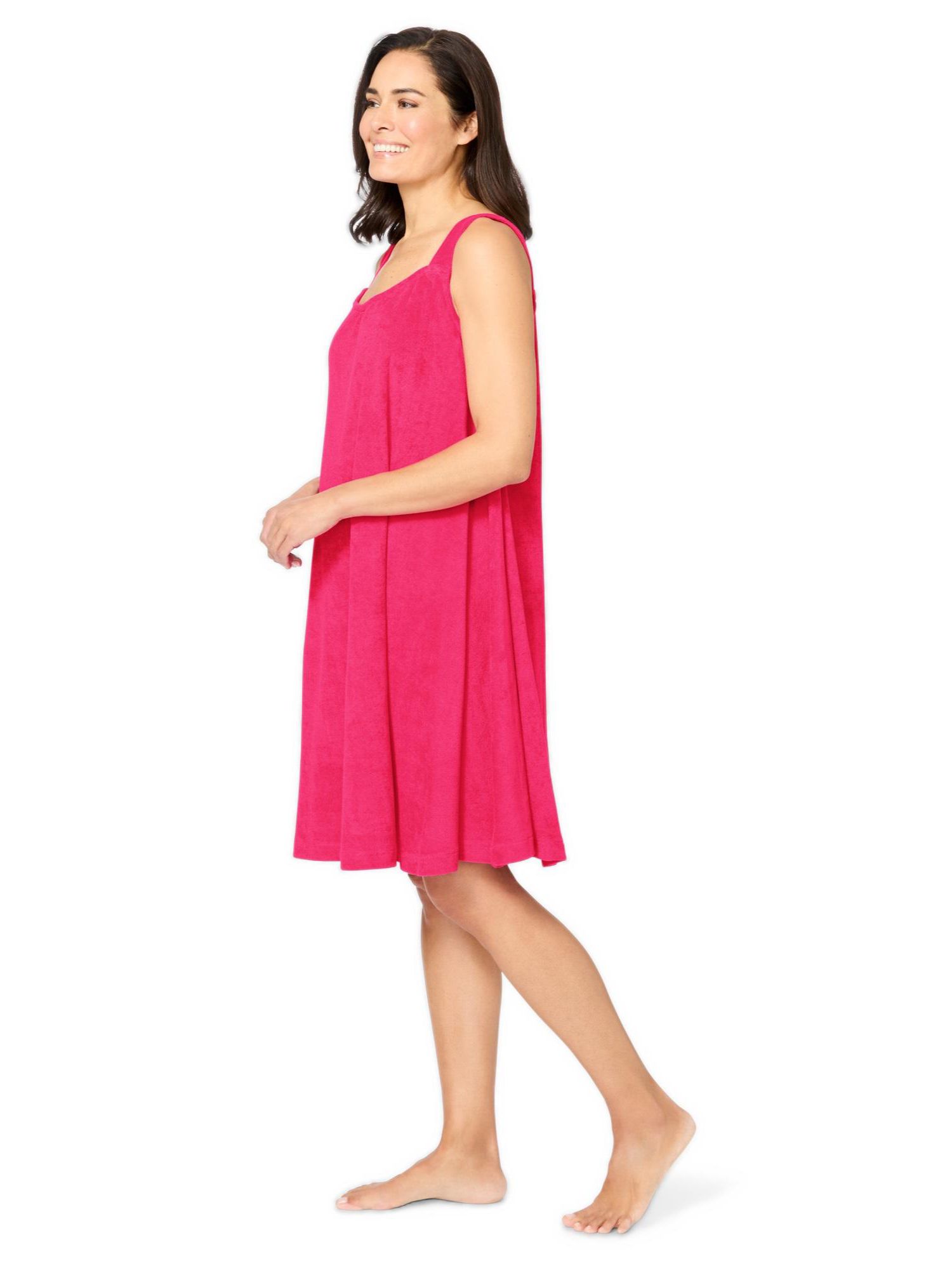 Plus Size Dreams and Co. Sleeveless Terry Lounger
