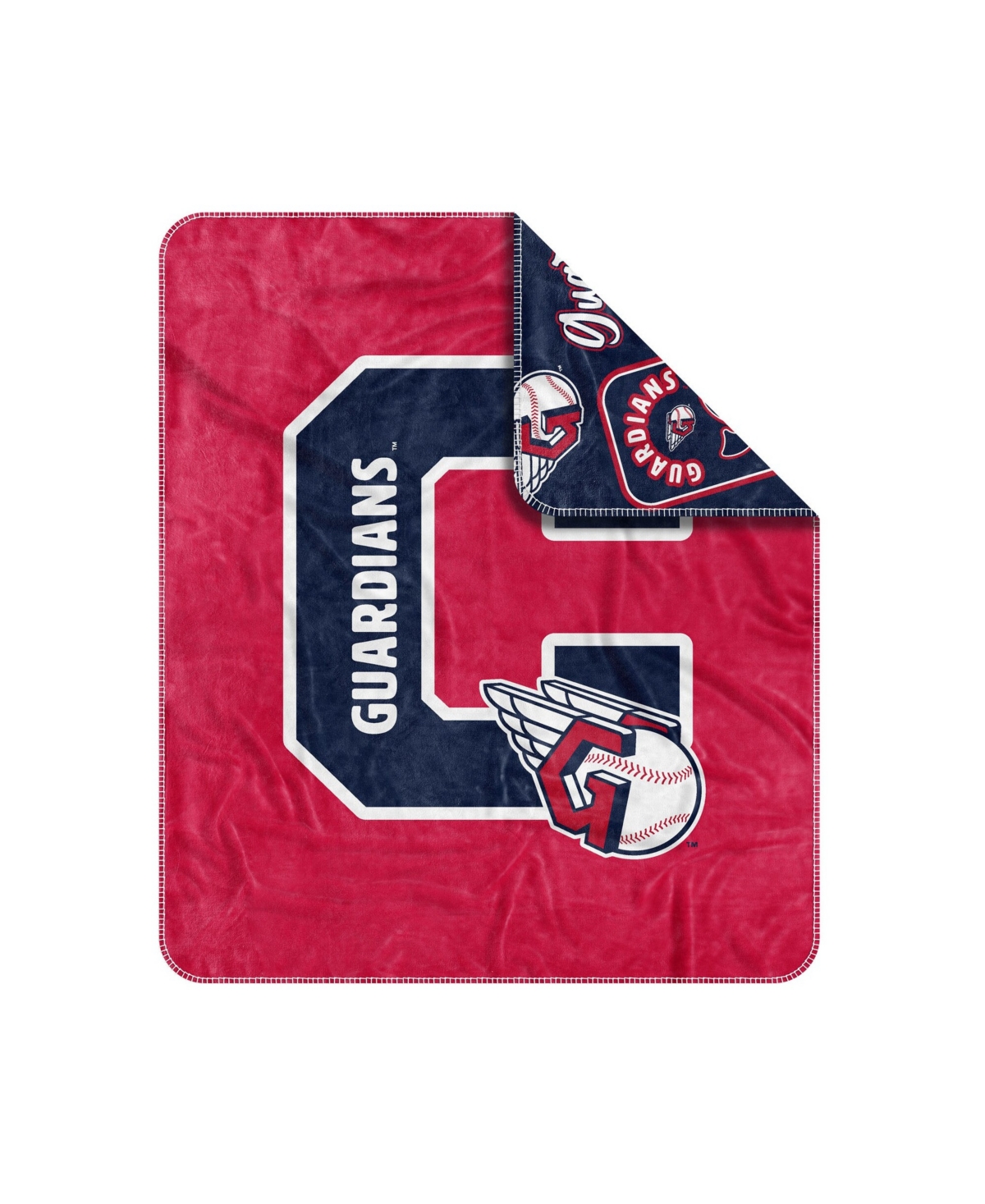 Logo Brands Cleveland Guardians 50" x 60" Dream Weave Throw