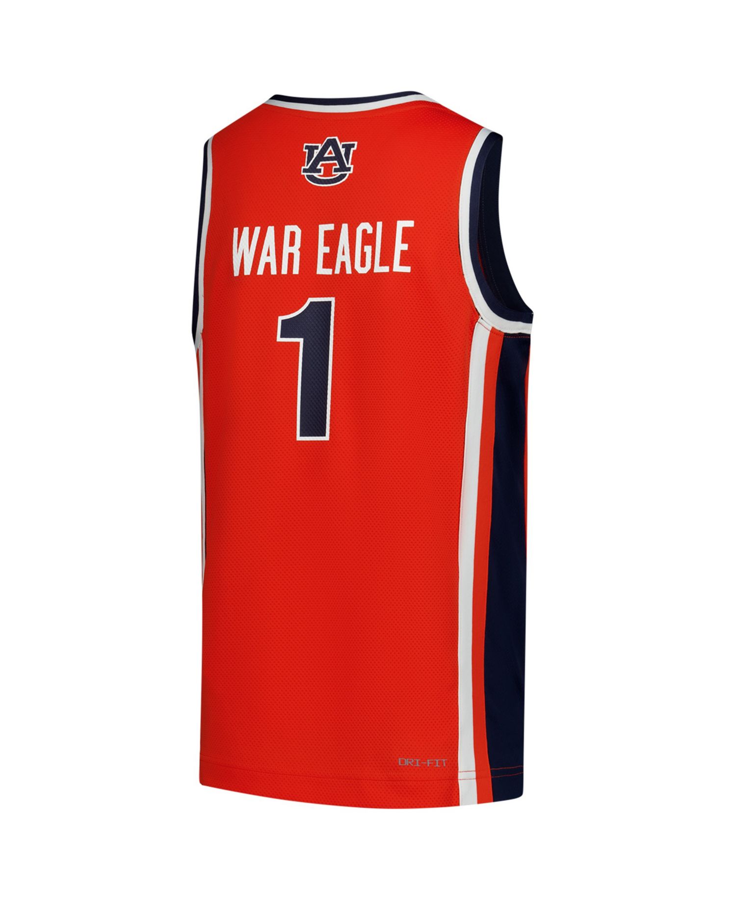 Big Boys and Girls 1 Orange Auburn Tigers Replica Basketball Jersey