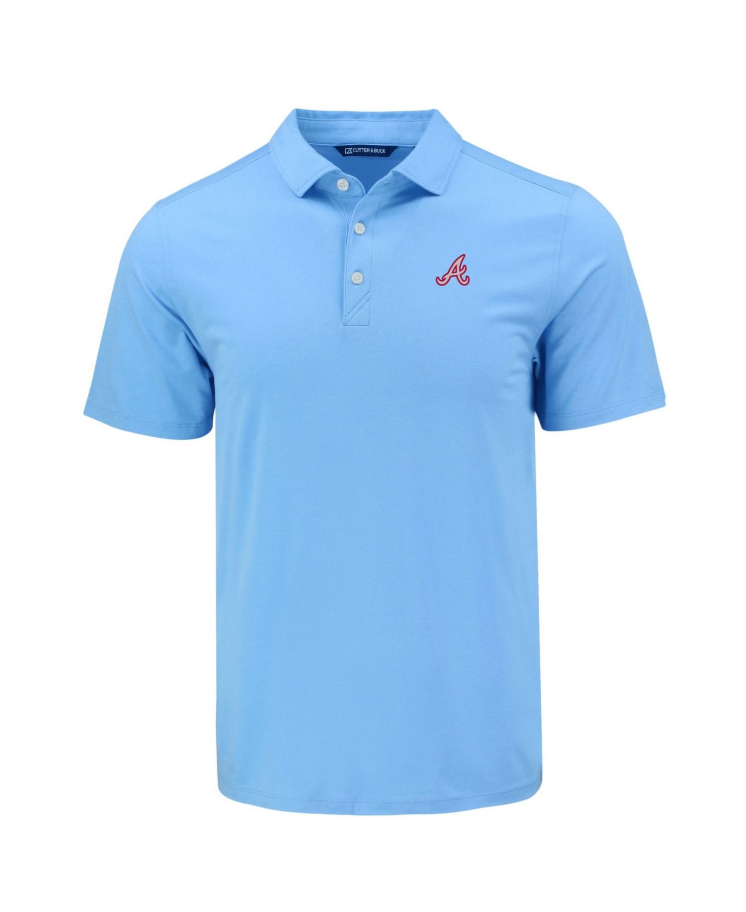Men's Powder Blue Atlanta Braves Coastline Epic Comfort Polo Shirt