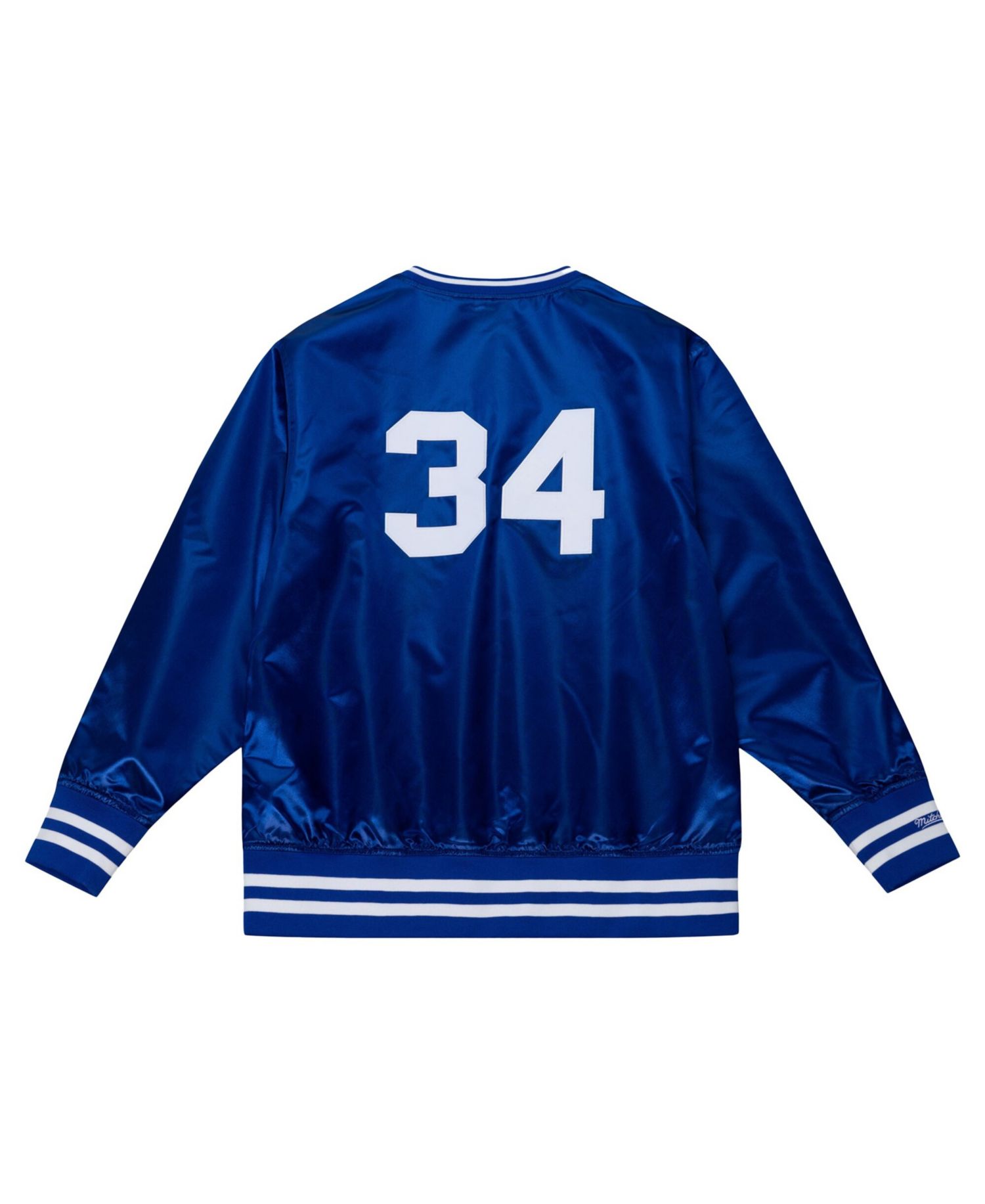 Men's and Women's Fernando Valenzuela Royal Los Angeles Dodgers 1986 Authentic Satin Pullover Jacket