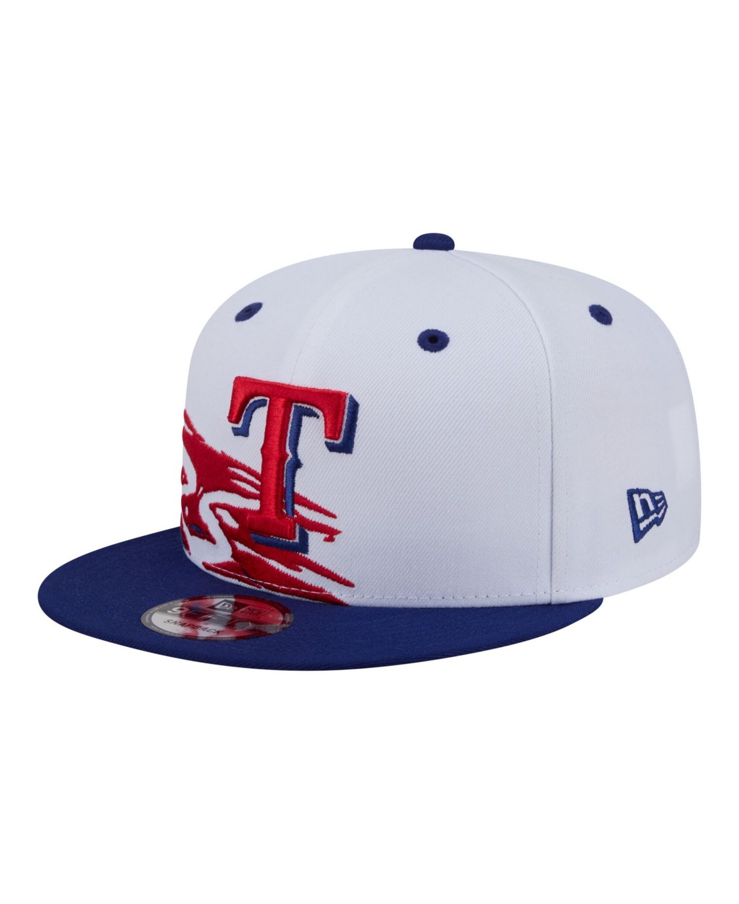 Men's White Texas Rangers Swept 9FIFTY Snapback Hat