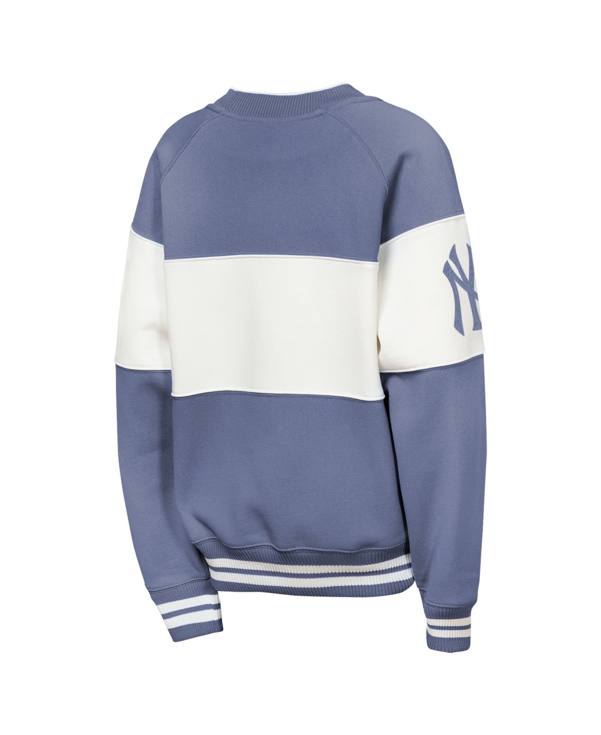 Outerstuff Big Boys and Girls Blue New York Yankees Ultimate Pastels on Base Sweatshirt