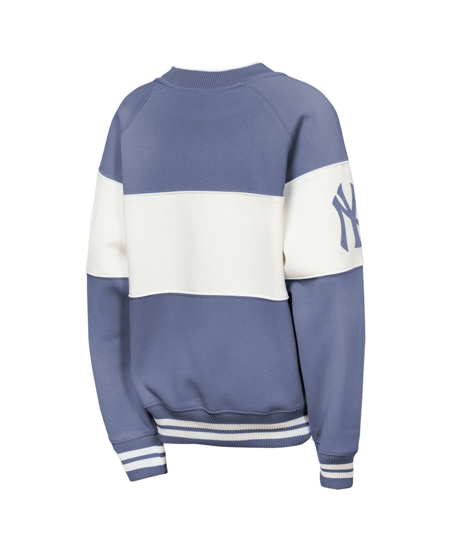Big Boys and Girls Blue New York Yankees Ultimate Pastels on Base Sweatshirt