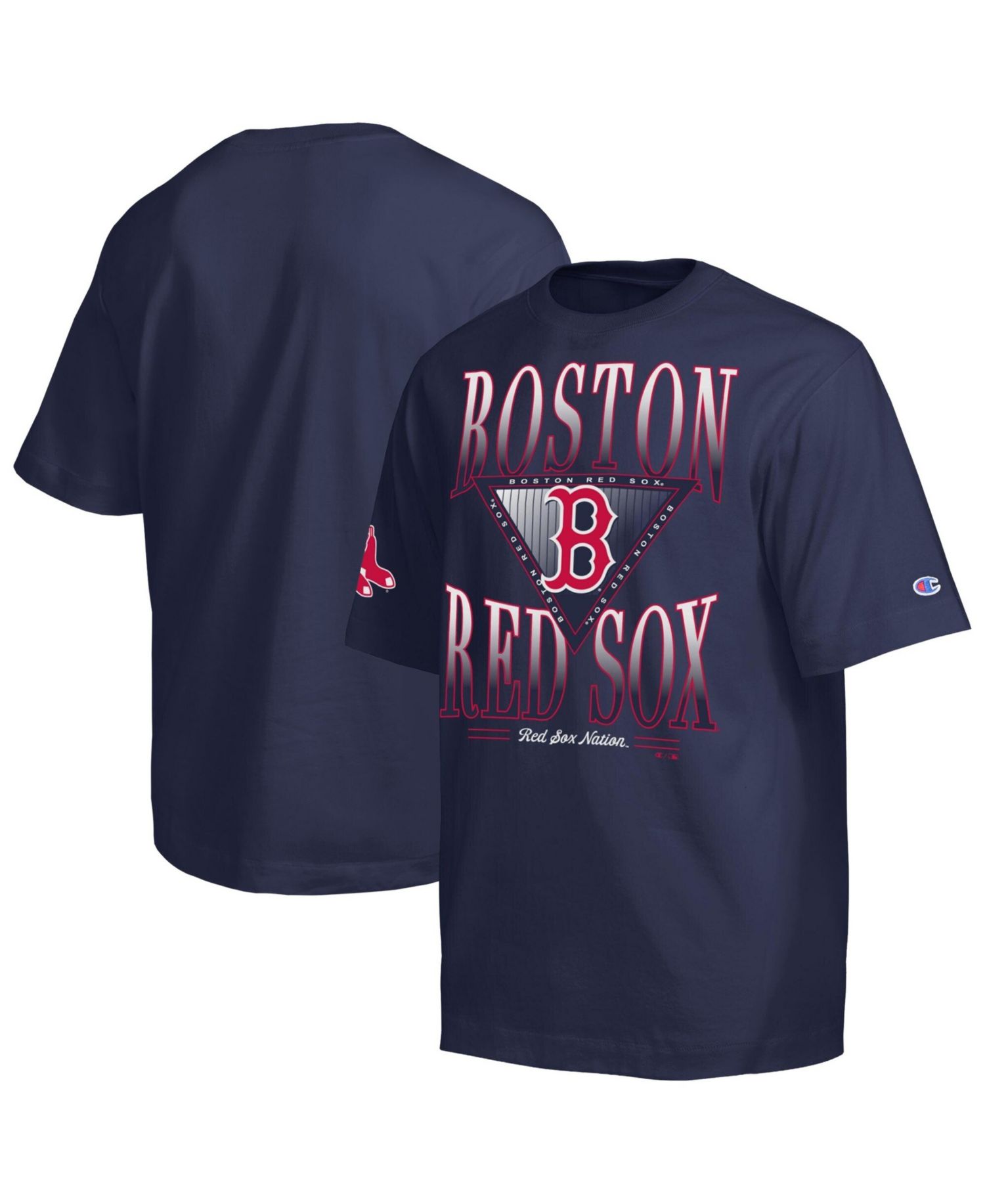 Men's Navy Boston Red Sox Traditions Two Locations T-Shirt
