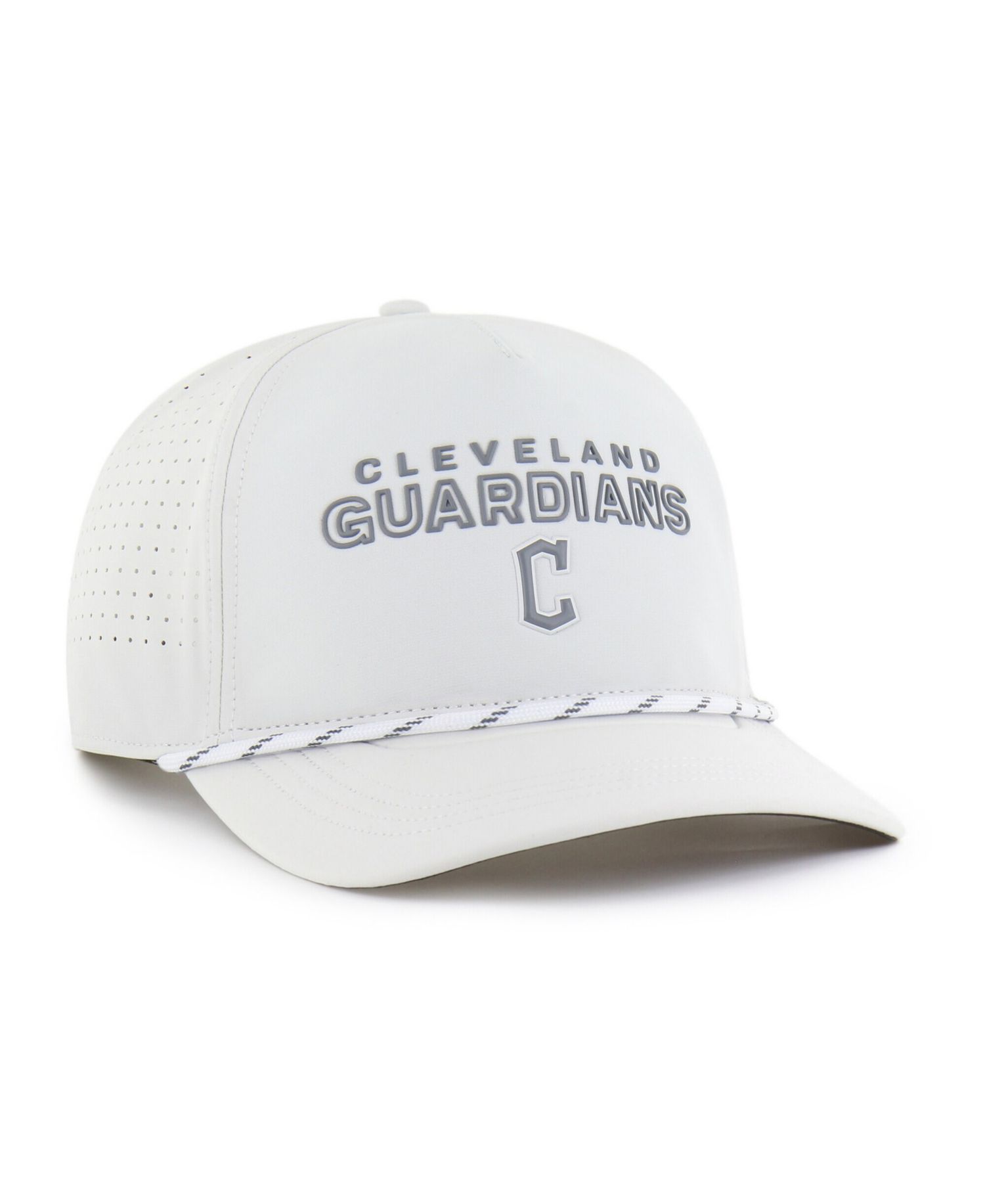 Men's White Cleveland Guardians Forward Vault Hitch Adjustable Hat