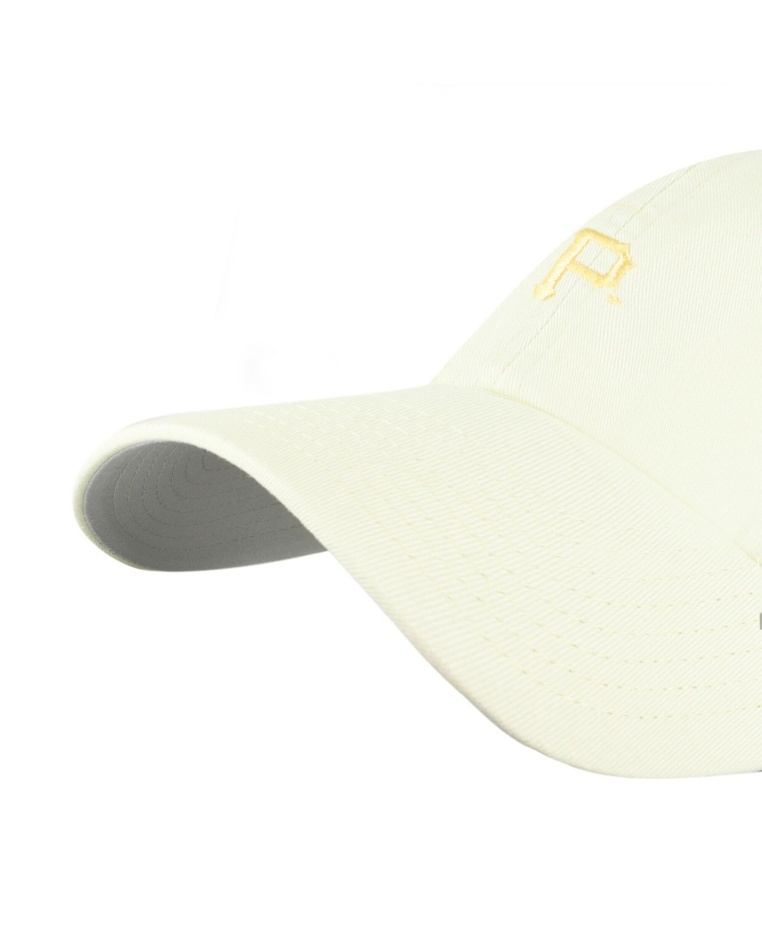 Men's and Women's Yellow Pittsburgh Pirates Pastel Clean Up Adjustable Hat