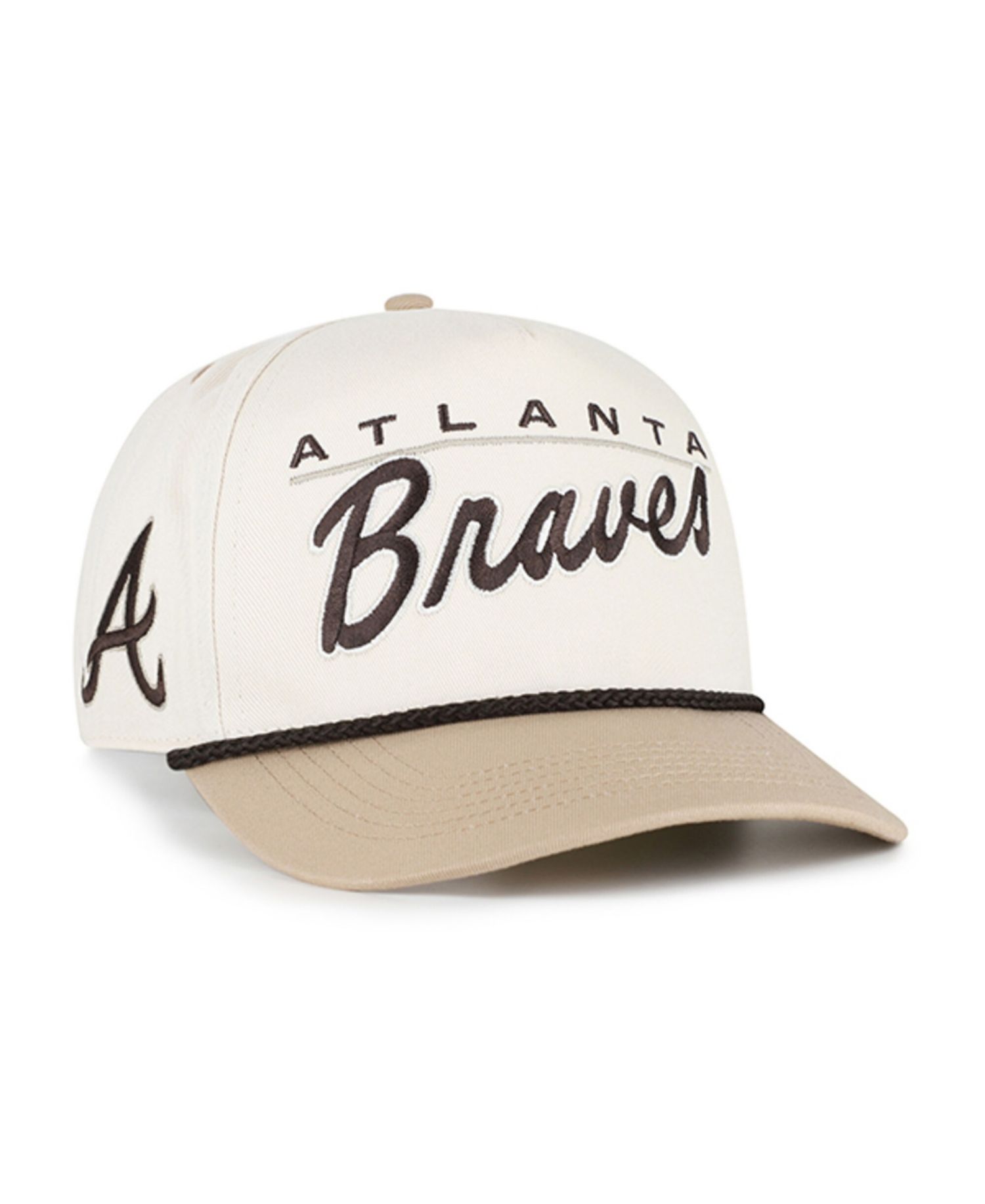 Men's Natural/Tan Atlanta Braves Neutral Terrain Hitch Rope Adjustable Hat