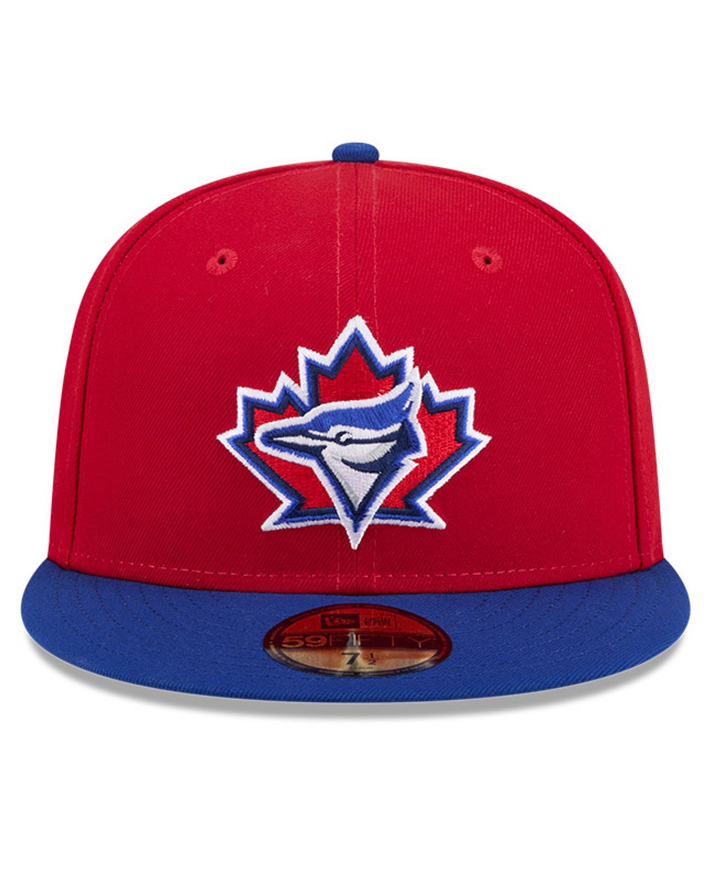Мужская кепка New Era Red/Royal Toronto Blue Jays 2026 Canada Day 59FIFTY Fitted Hat — фото 2