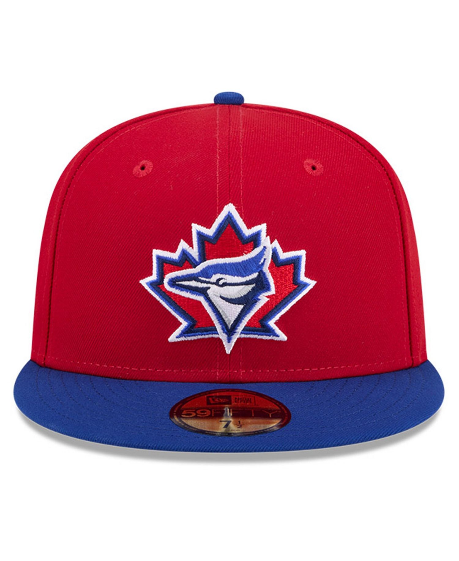 Men's Red/Royal Toronto Blue Jays 2026 Canada Day 59FIFTY Fitted Hat