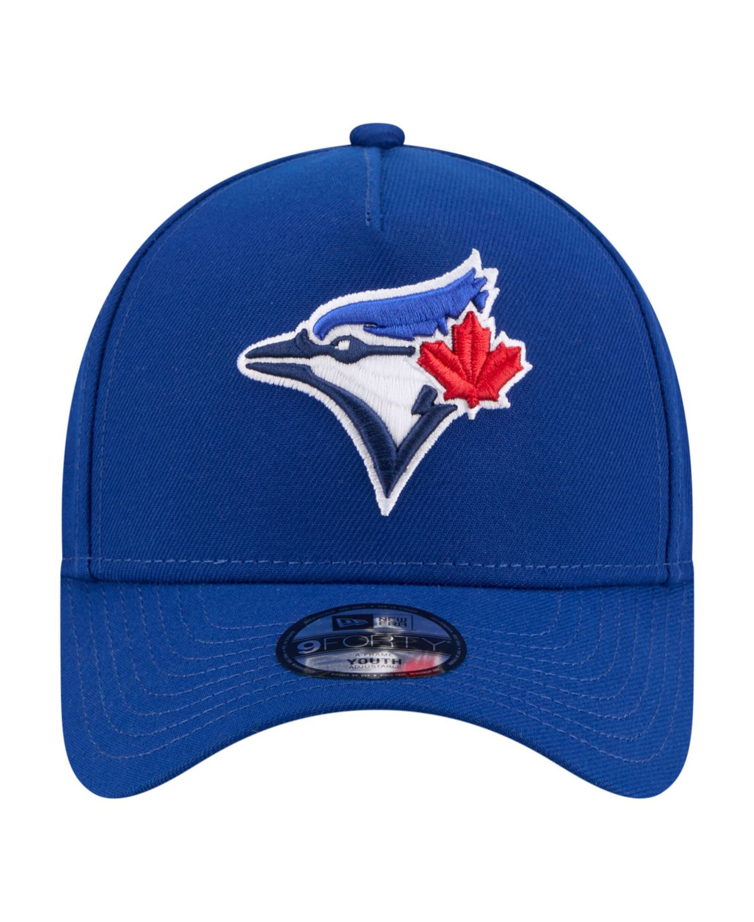 Big Boys and Girls Royal Toronto Blue Jays 9FORTY A-Frame Adjustable Hat
