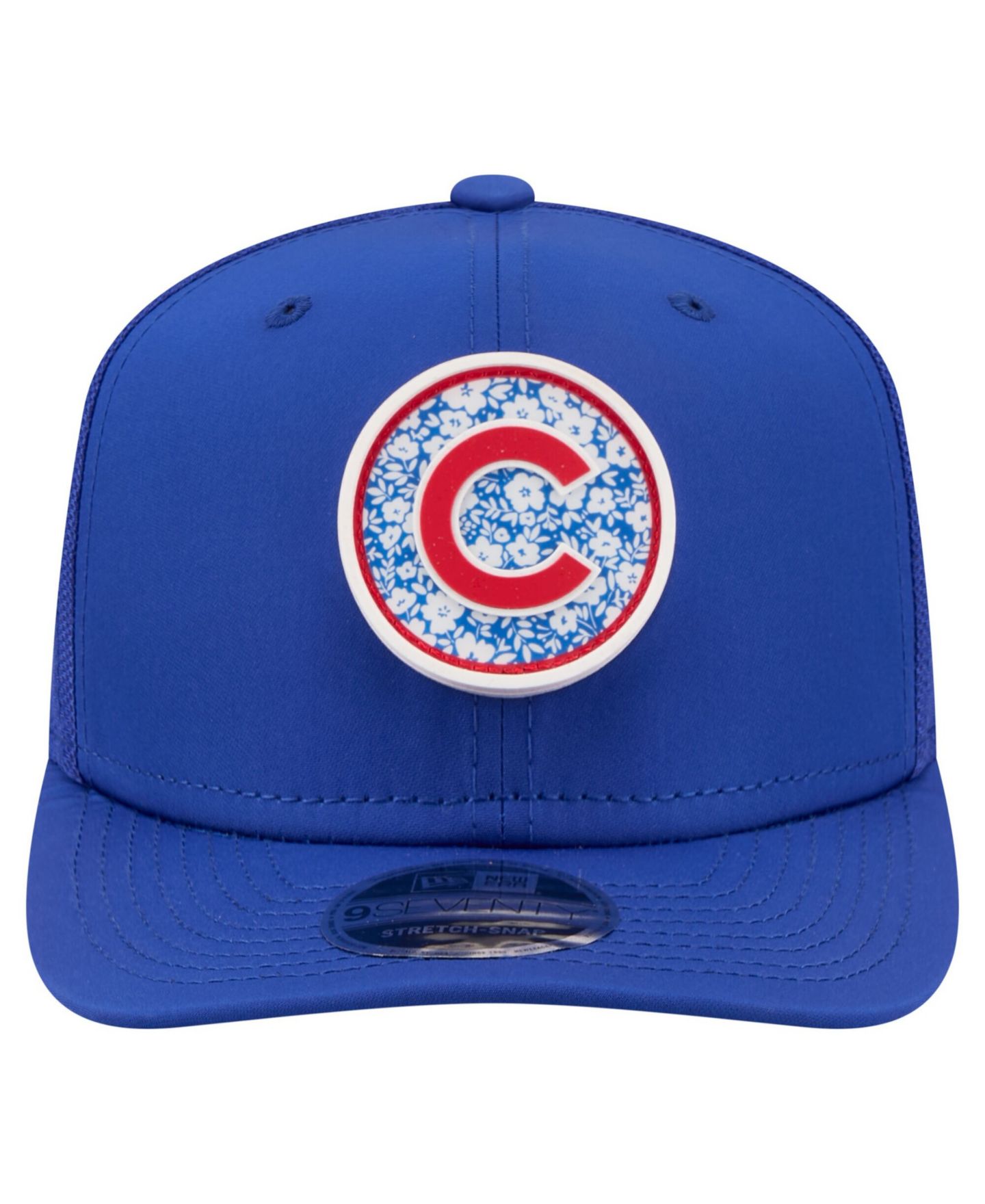 Мужская кепка New Era Royal Chicago Cubs Floral Patch 9SEVENTY Adjustable Hat — фото 2