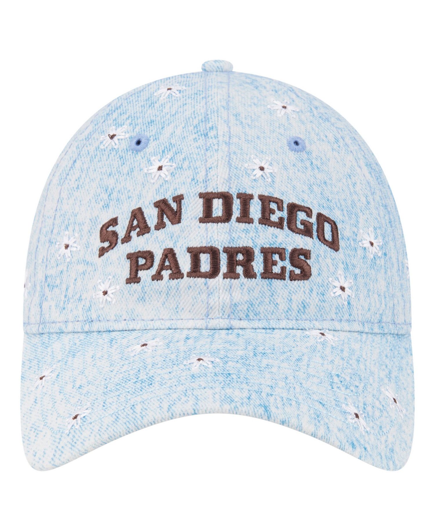 Women's Light Blue San Diego Padres Daisy All Over 9TWENTY Adjustable Hat