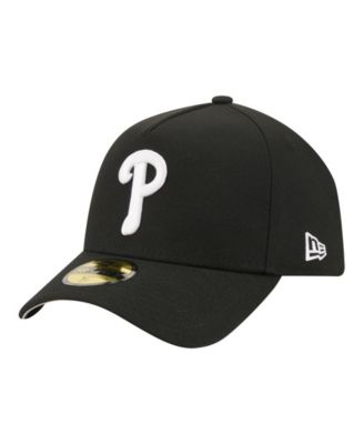 Men's Black Philadelphia Phillies A-Frame 59FORTY Fitted Hat