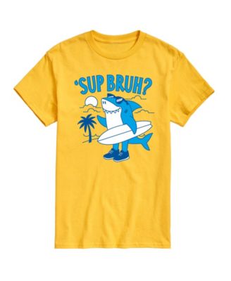 Men's Instant Message Sup Bruh Shark Graphic T-Shirt