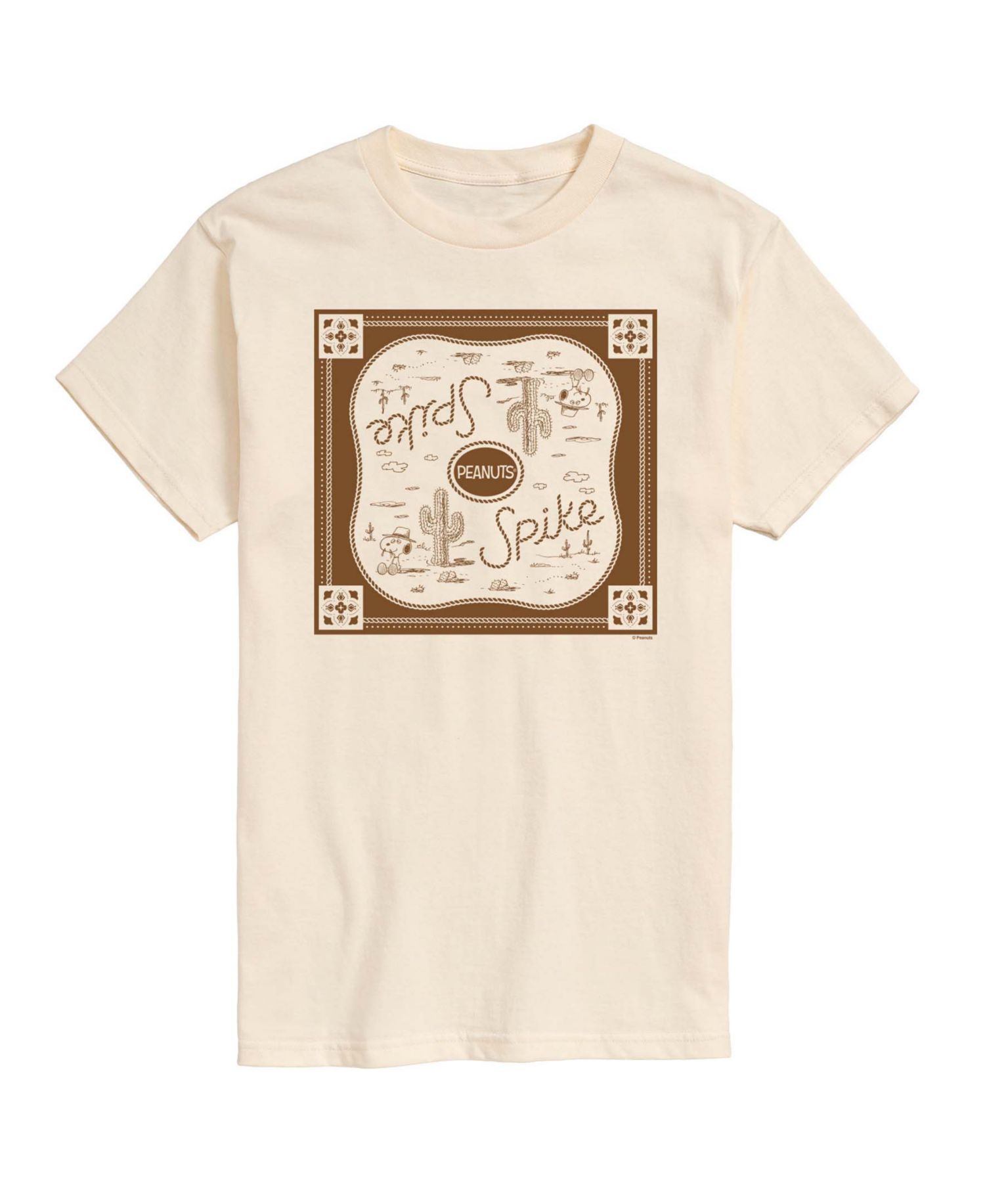Men's Peanuts Spike Western Graphic T-Shirt