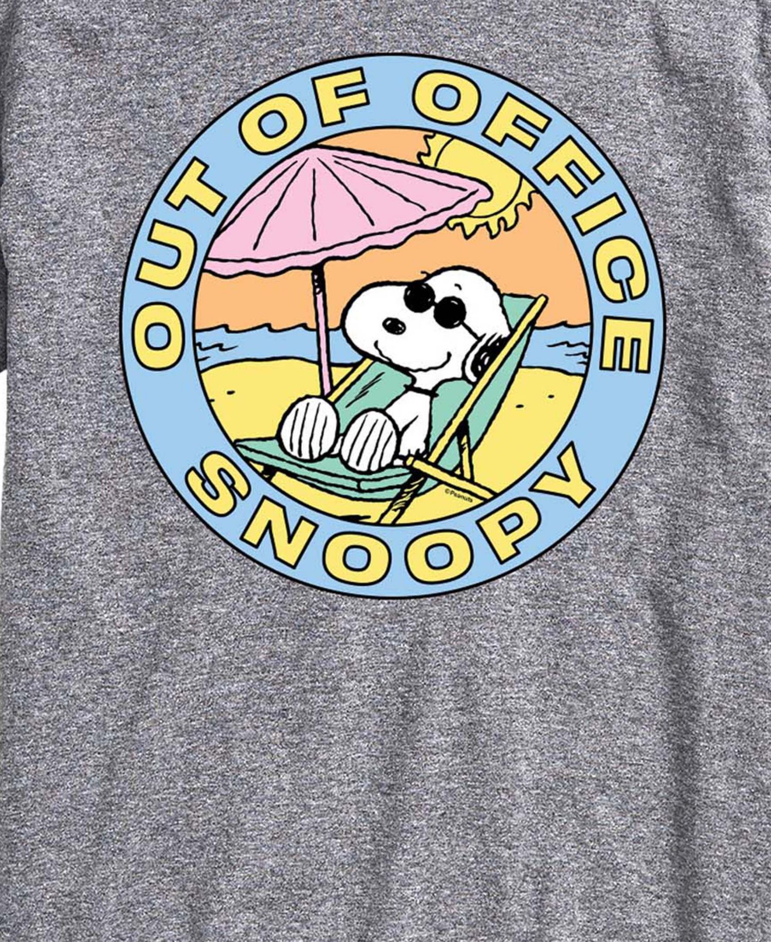 Men's Peanuts Out Of Office Snoopy Graphic T-Shirt
