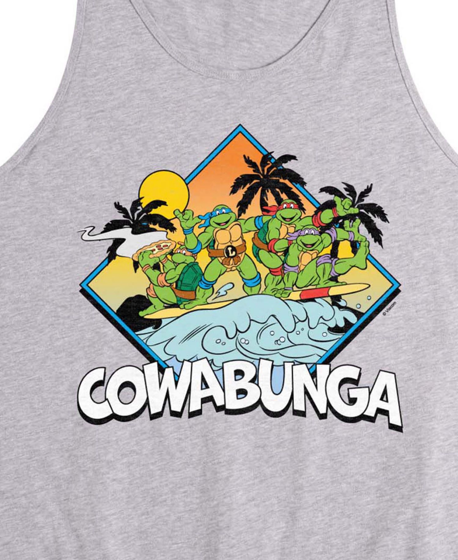 Men's Teenage Mutant Ninja Turtles Cowabunga Surf Graphic Tank Top