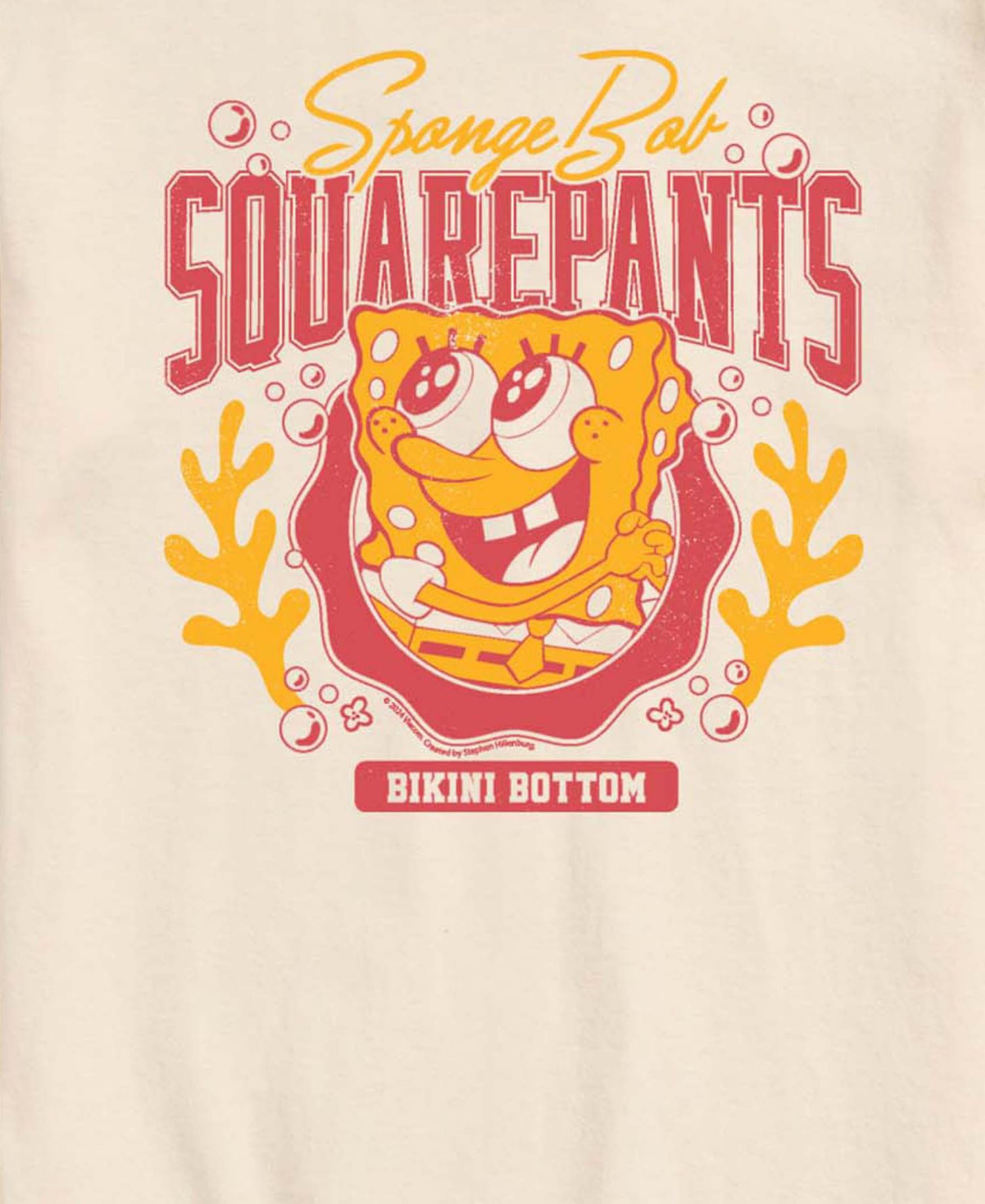 Men's Spongebob Squarepants Collegiate Graphic T-Shirt