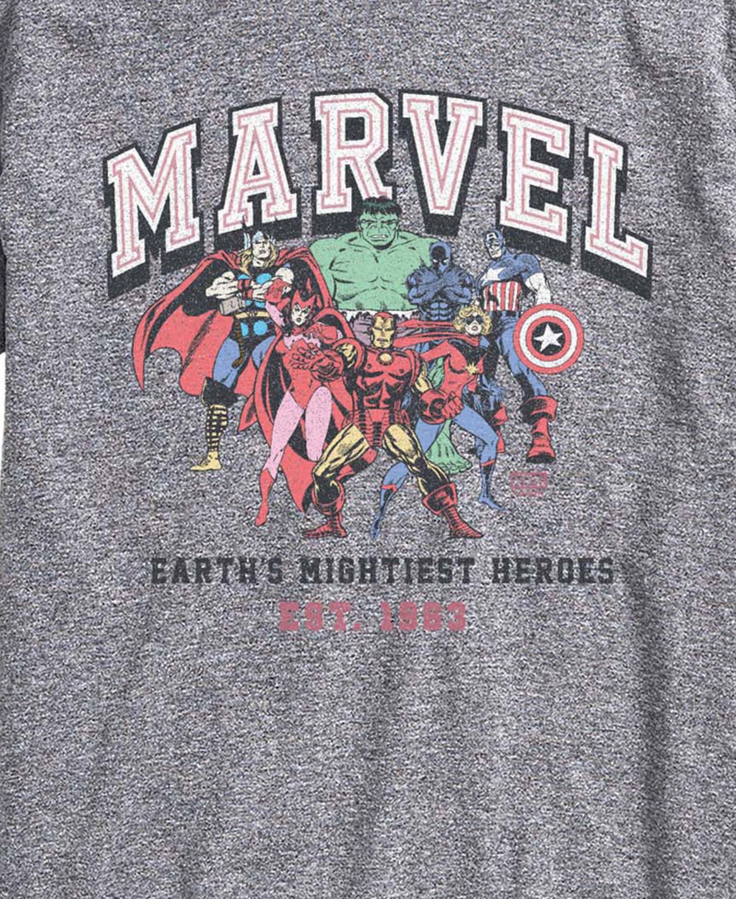 Men's Marvel Collegiate Faded Graphic T-Shirt