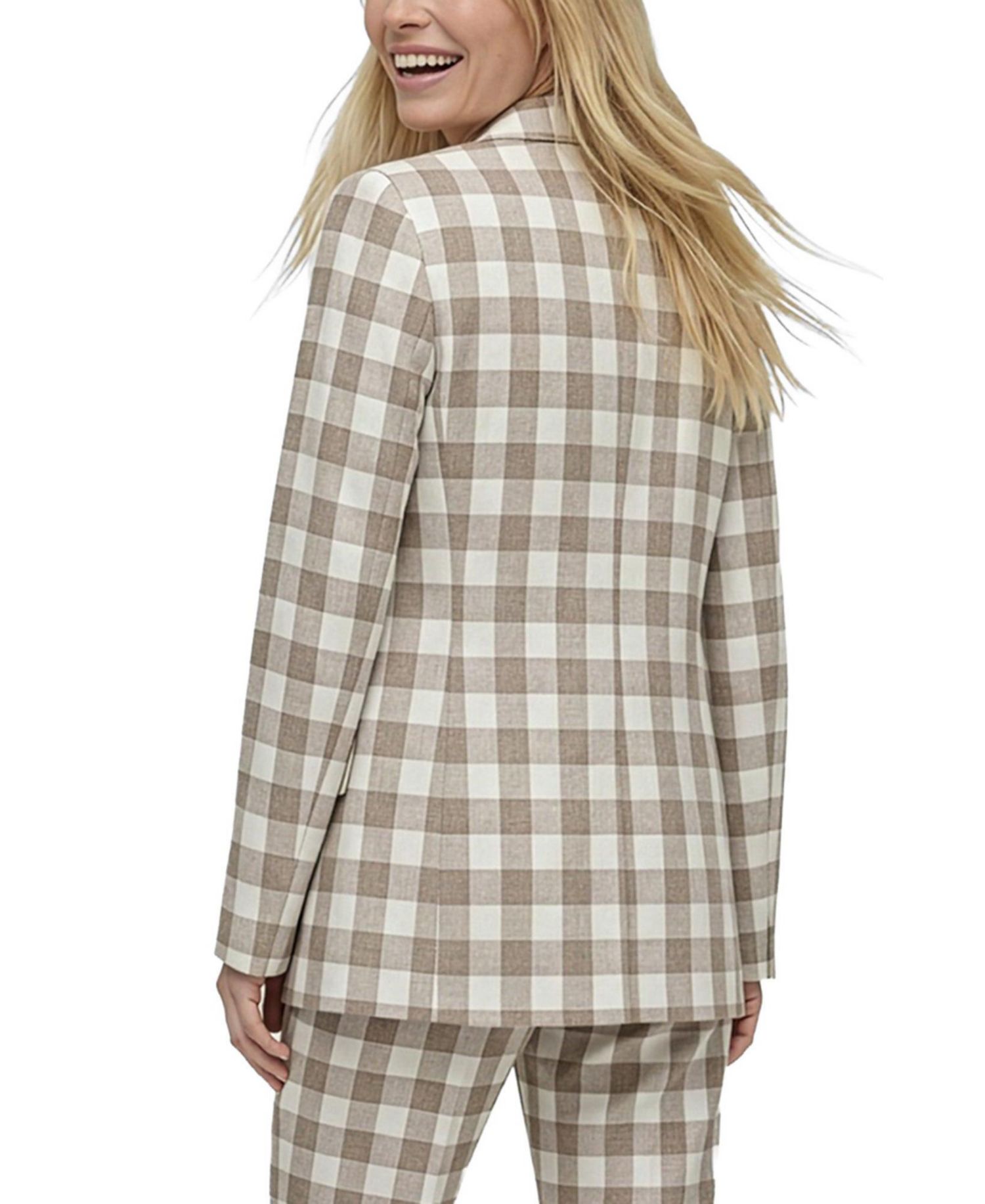 Women's Oatley Check Print Blazer Jacket
