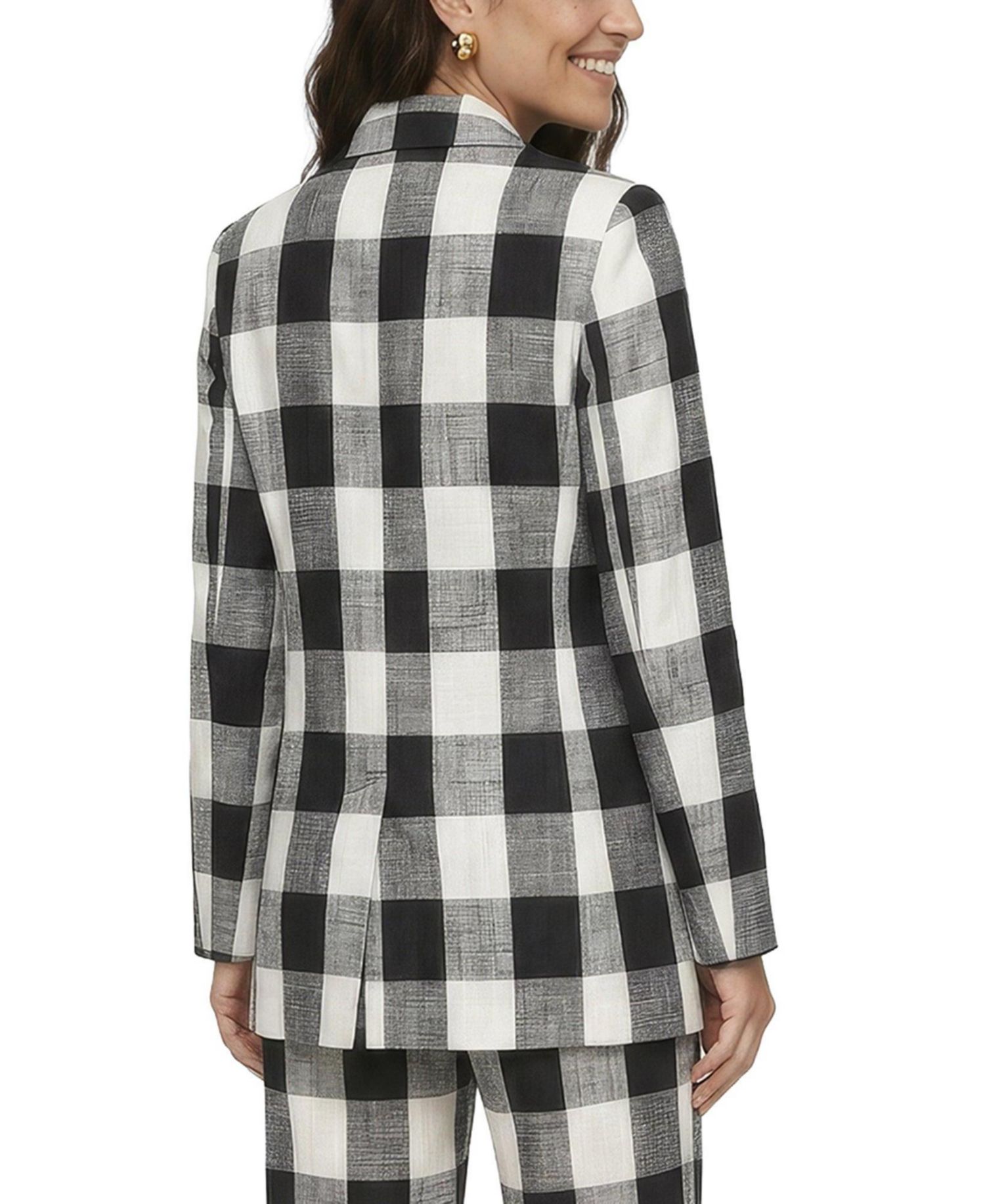 Women's Zena Double Breasted Check Jacket