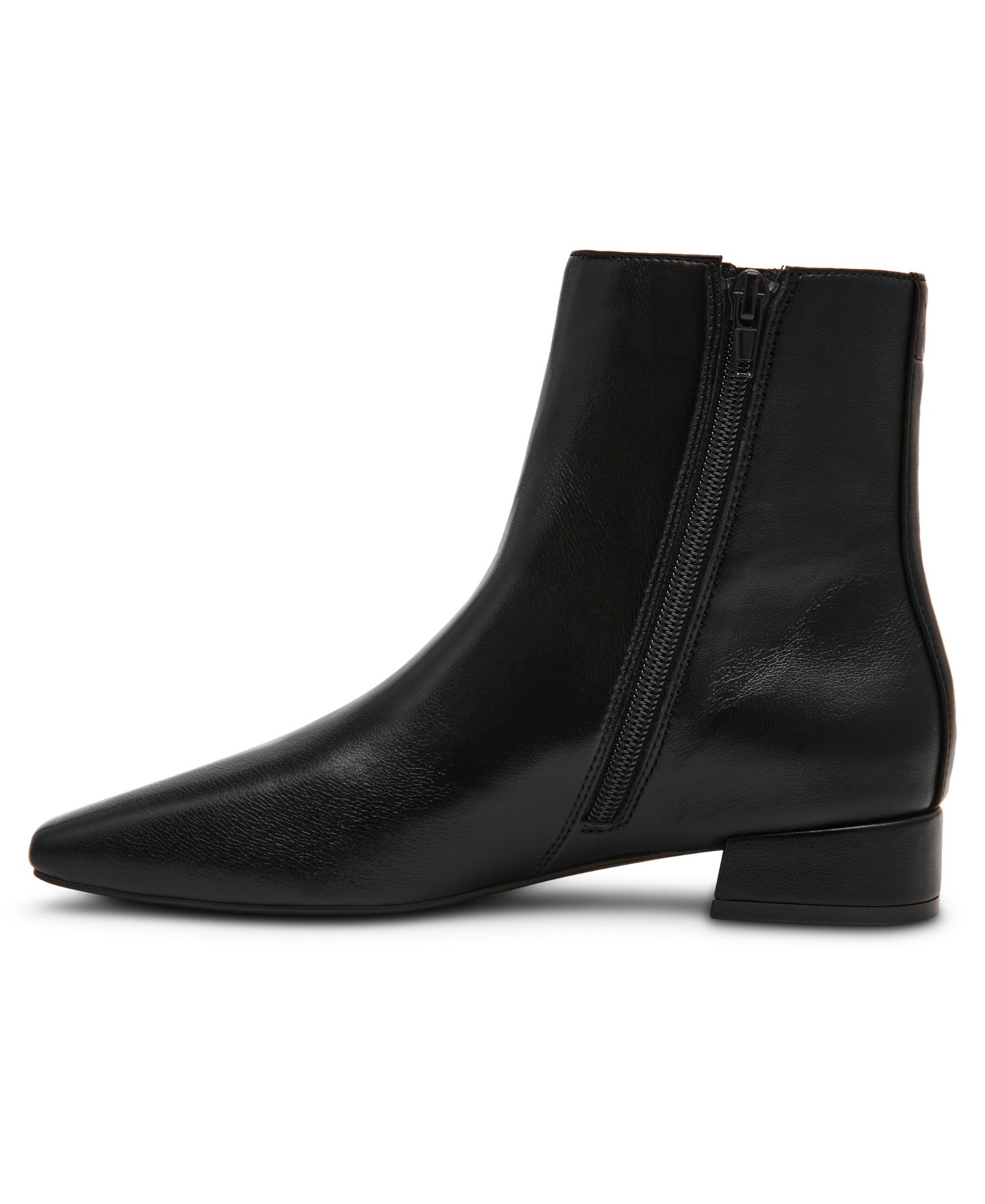 Женские ботинки Anne Klein Raspy Zipper Casual Booties, цвет: Чёрный гладкий — фото 6
