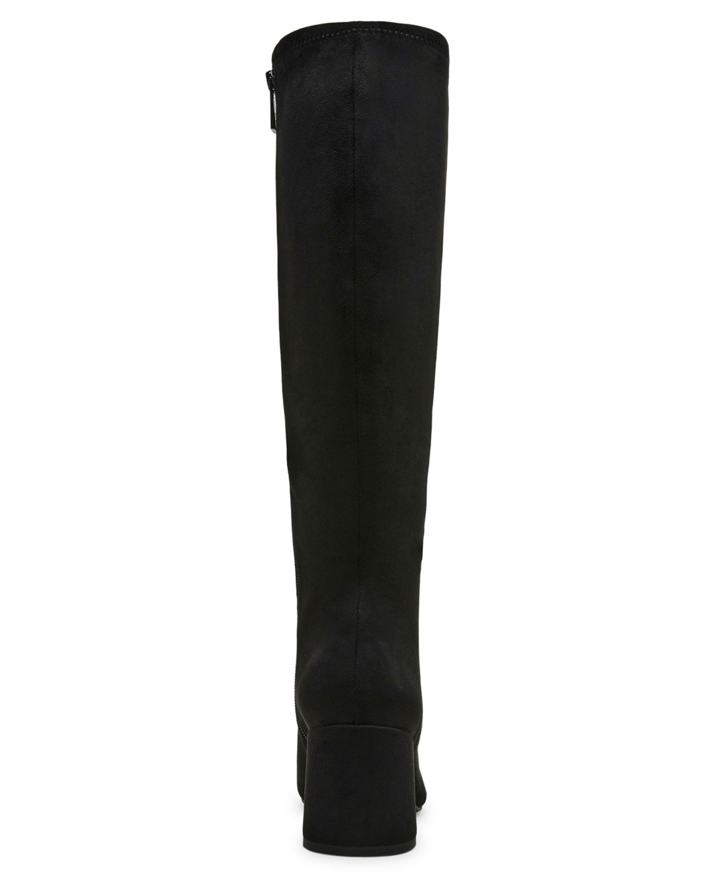 Женские ботинки Anne Klein Lory Block Heel Tall, цвет: Чёрный замшевый — фото 4