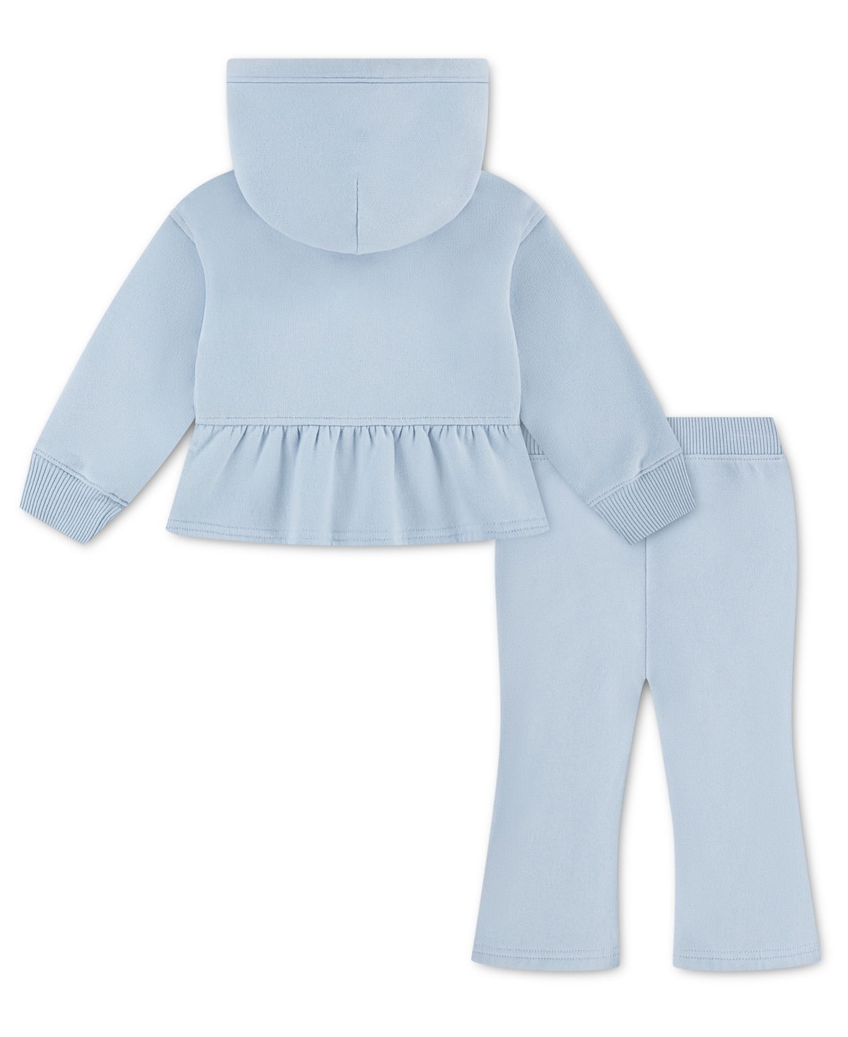 abercrombie kids Toddler Girls' 2T-5T Fleece Full-Zip Hoodie and Pants, 2-Piece Set