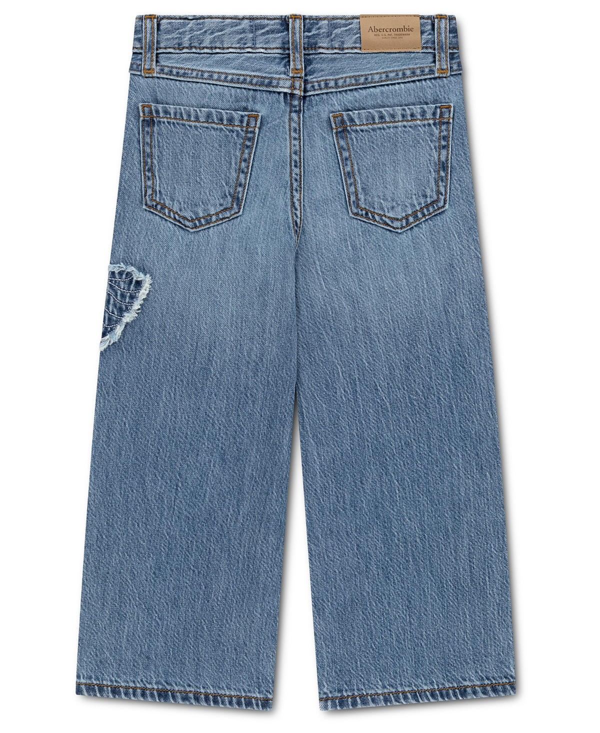 abercrombie kids Toddler Girls' 2T-5T Butterfly Low Rise Baggy Jeans