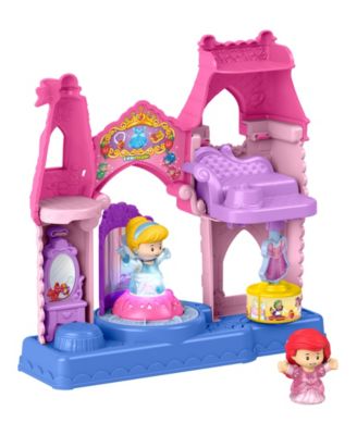 Disney Princess Cinderella and Ariel Shimmer & Glow Dress Shop Light-Up 2-Piece Playset, Ages 1.5+