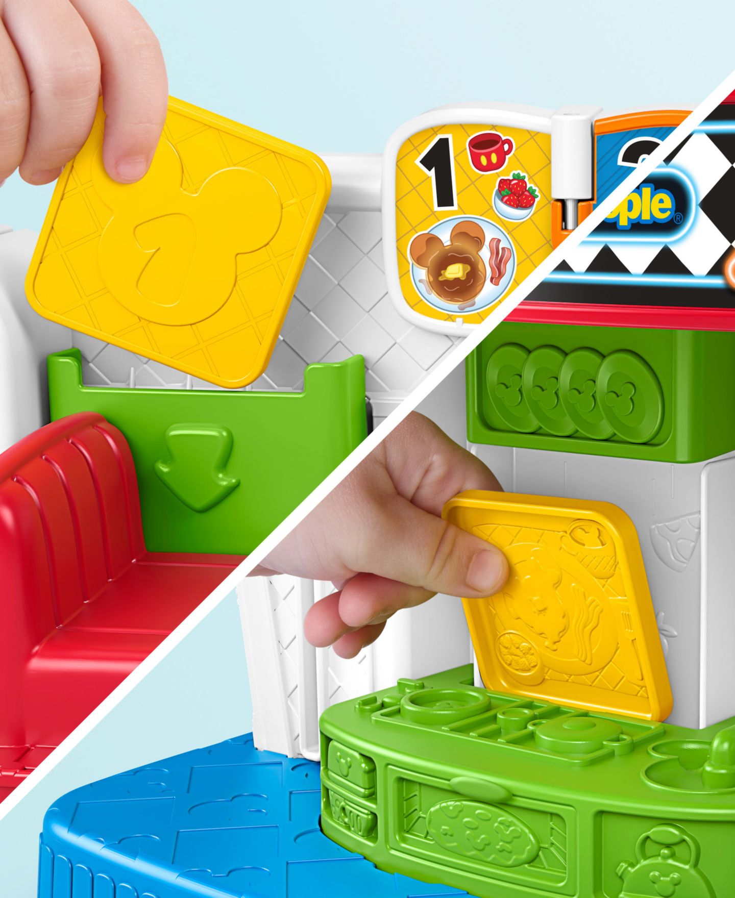 Детский игровой набор Fisher Price Mickey and Goofy Silly Sounds 7-Piece Diner Playset, Ages 1.5+ — фото 6