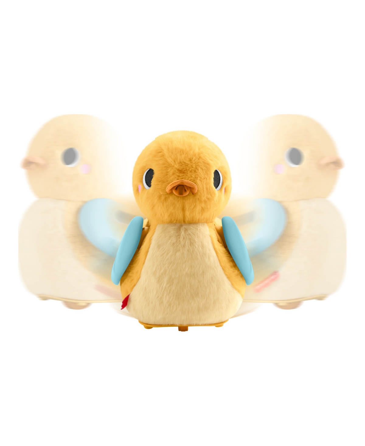 Fisher Price 4-in-1 Cuddle and Crawl Duck, Baby Musical Tummy Time and Crawling Plush Toy, Ages Birth+