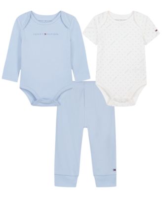 Baby Boys' Logo Bodysuits and Pants, 3-Piece Set