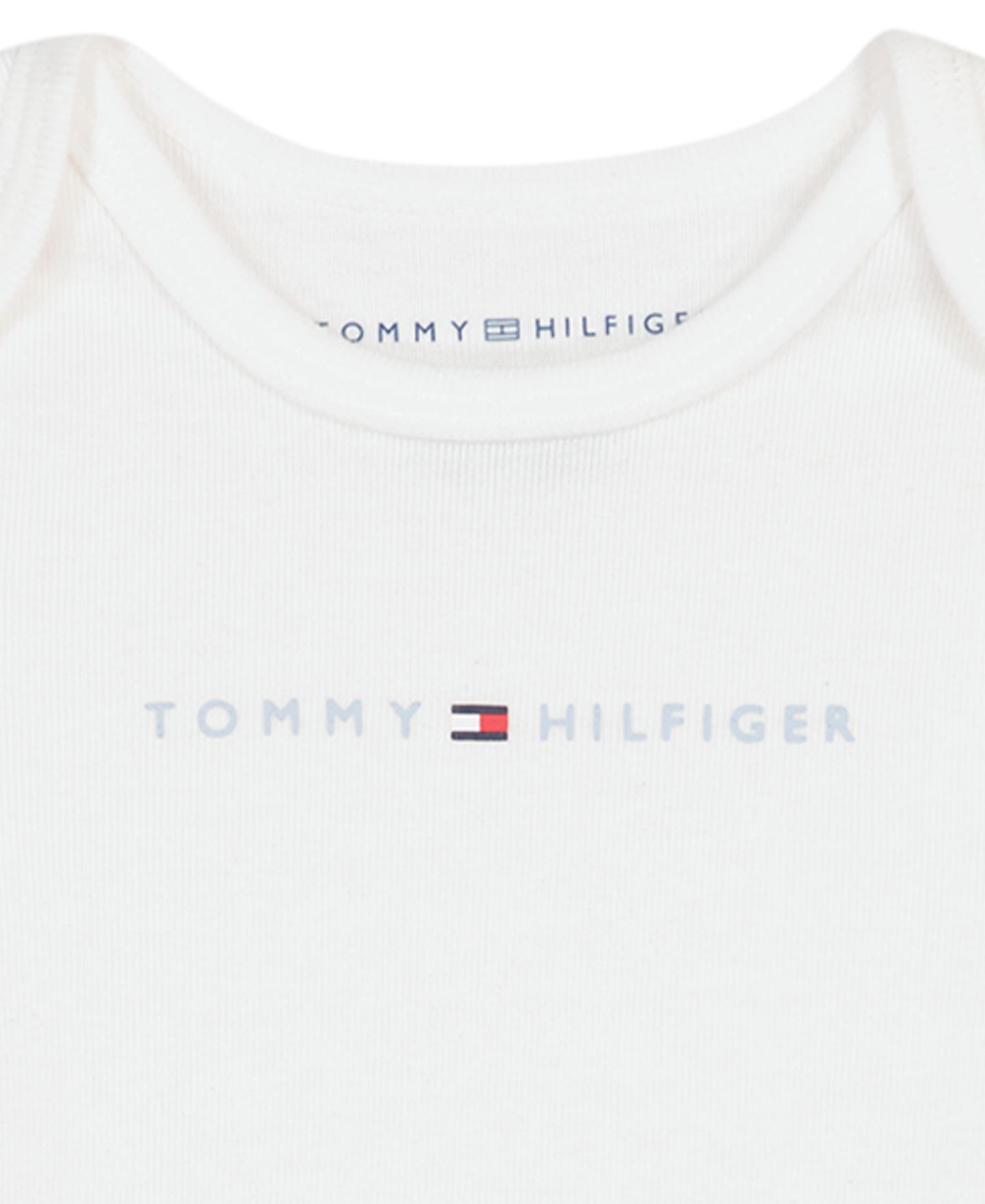 Боди Baby, короткий рукав, в полоску, 4 шт. — Tommy Hilfiger, цвет: Синий / Белый — фото 3