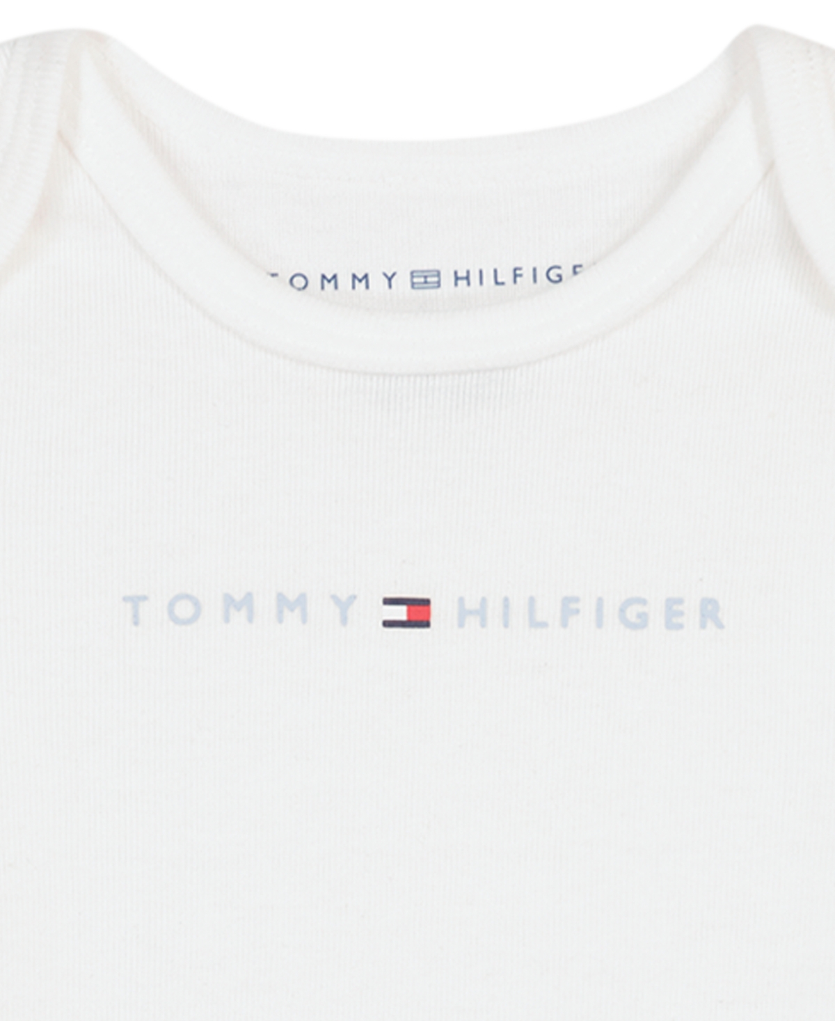 Tommy Hilfiger Baby Boys' Logo and Stripe Print Short-Sleeve Bodysuits, 4-Pack