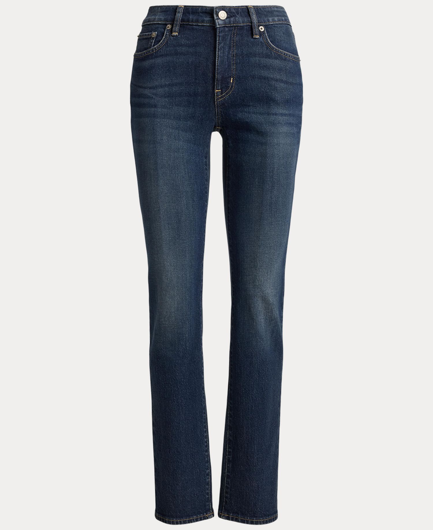 Women's Mid-Rise Slim Straight Jeans
