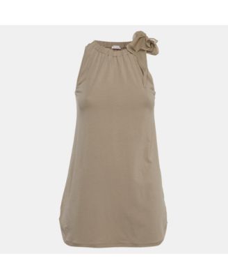 Women's Jersey And Chiffon Trim Tunic