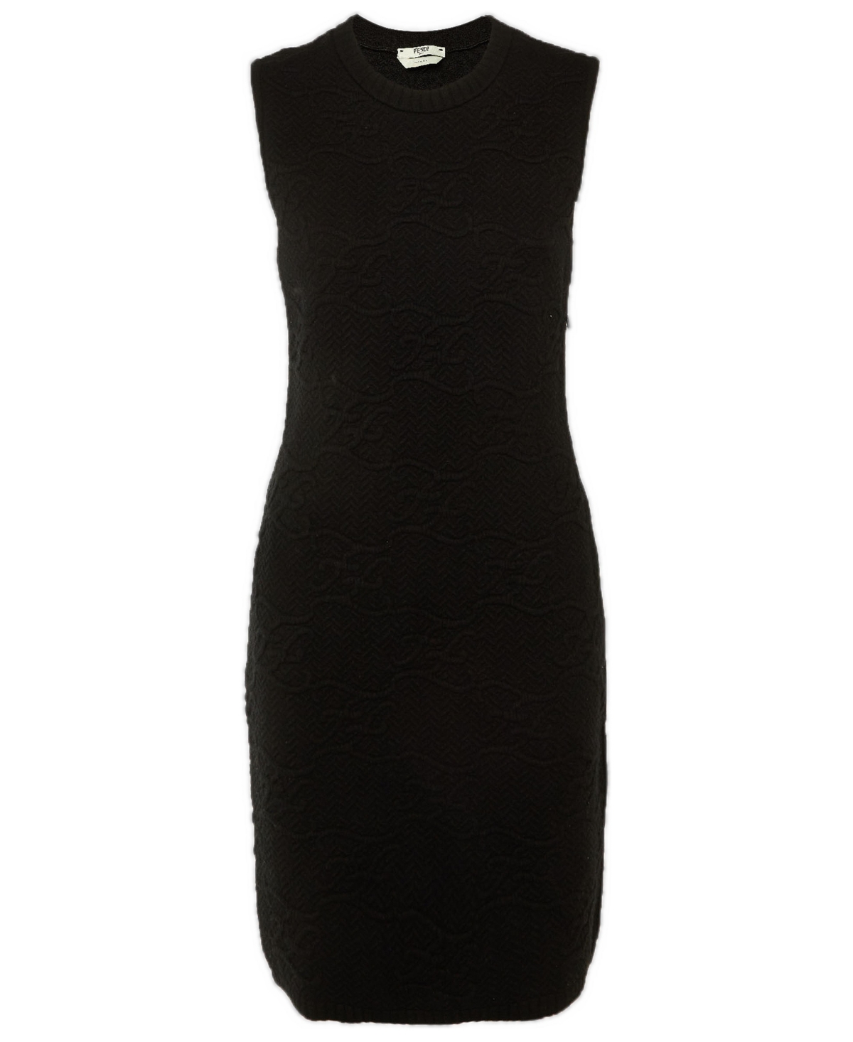 Pre-Owned Fendi Women's Pattered Knit Short Dress