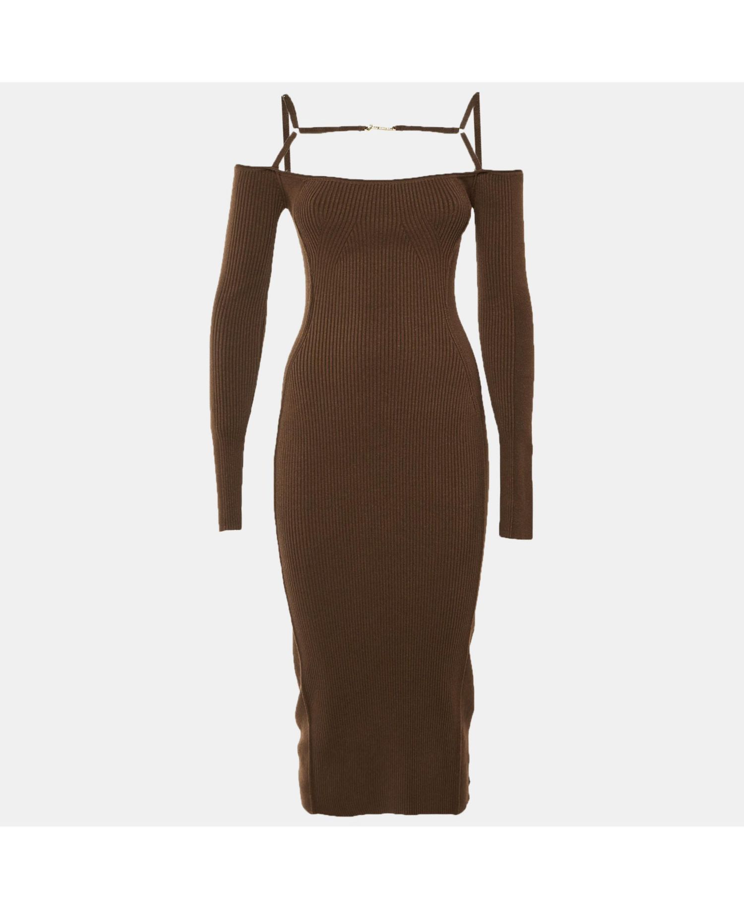 Women's Jersey Knit Cut Out Detail La Robe Sierra Midi Dress