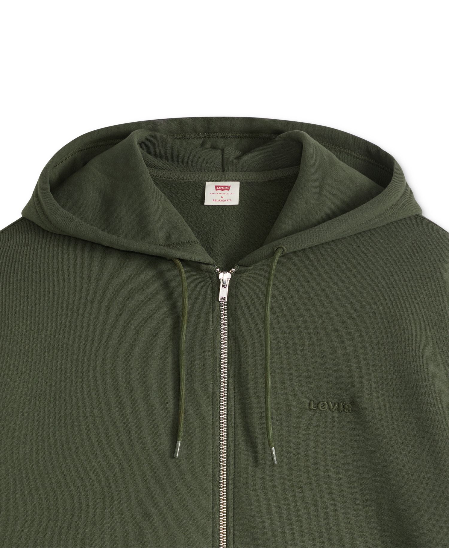 Men's Fleece Relaxed-Fit Zip-Up Hoodie