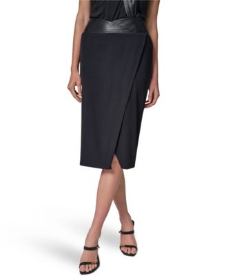 Women's Jersey Twist Wrap Skirt