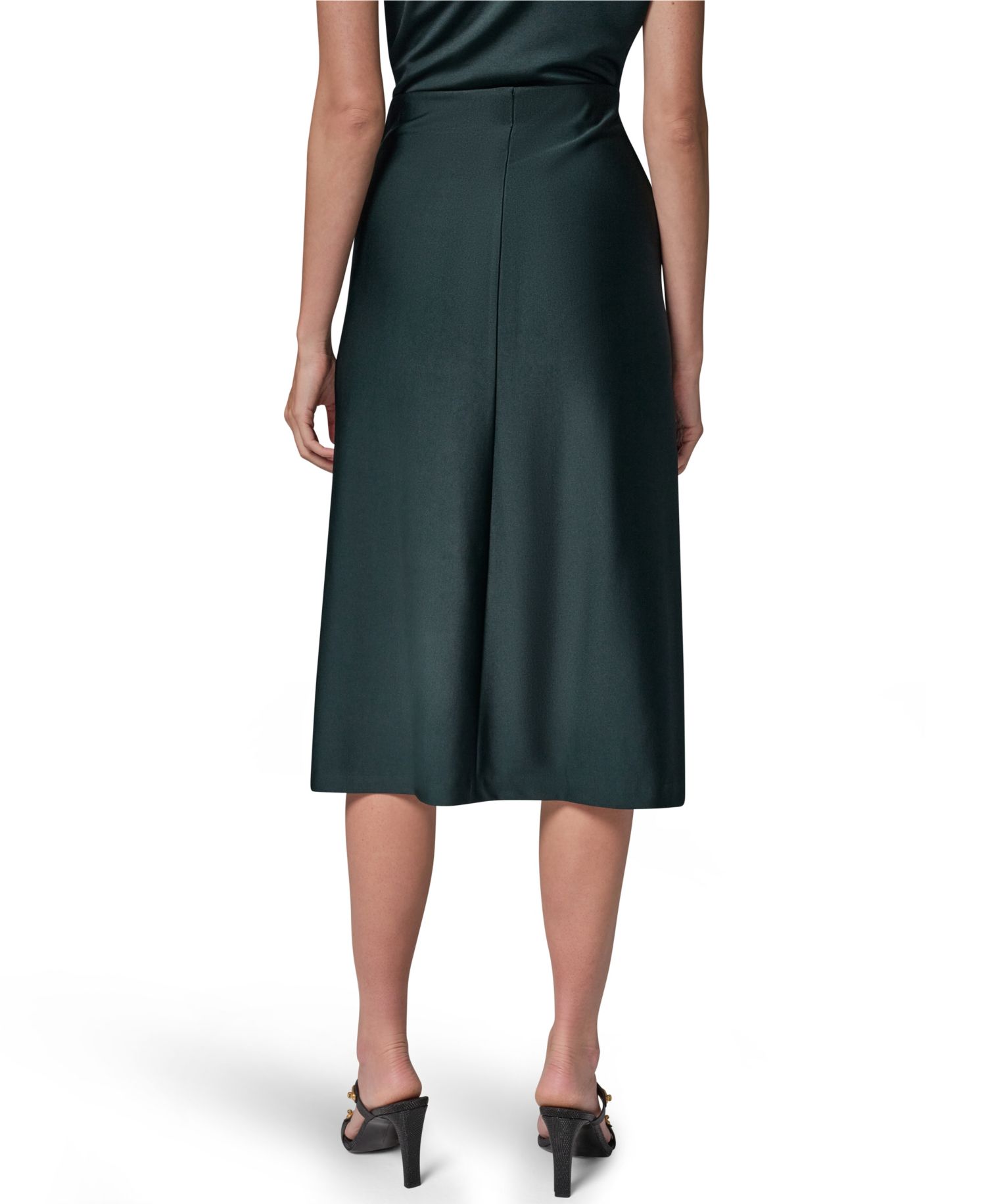 Women's Sheen Ponte Midi Pencil Skirt