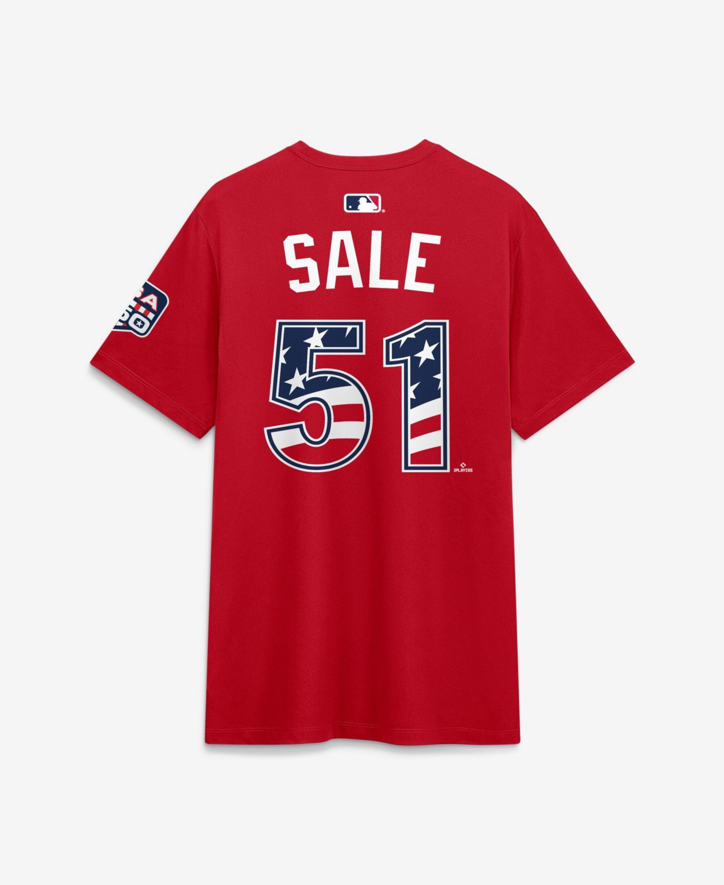 Мужская футболка Nike 2026 All-Star Game National League Chris Sale Red Name & Number — фото 3