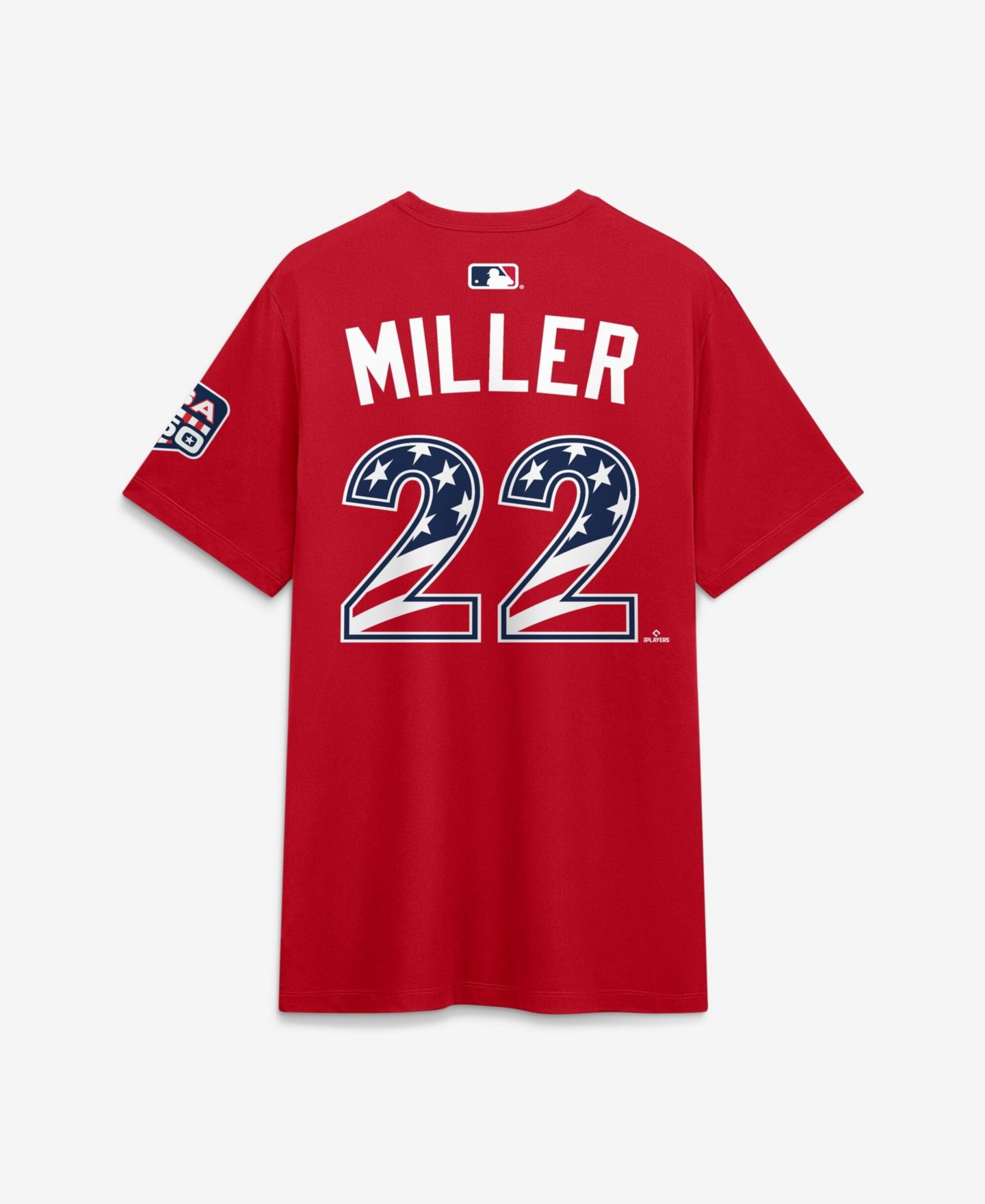 Мужская футболка Nike 2026 All-Star Game National League Mason Miller Red Name & Number — фото 3