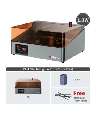 Ortur R2 Enclosed 1.3W Laser Engraver,Smart Camera Positioning,WiFi APP Control for Wood,Metal