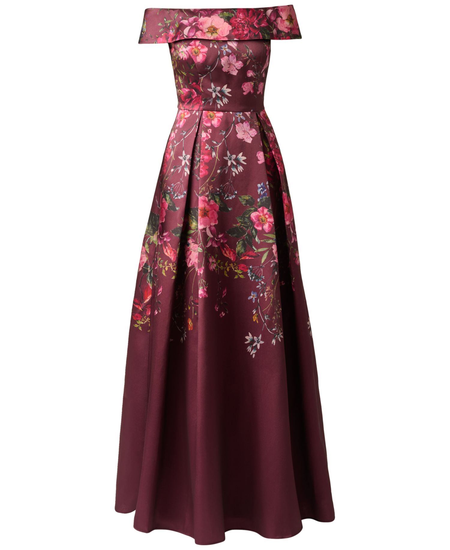 Women's Off-the-Shoulder Printed Dress